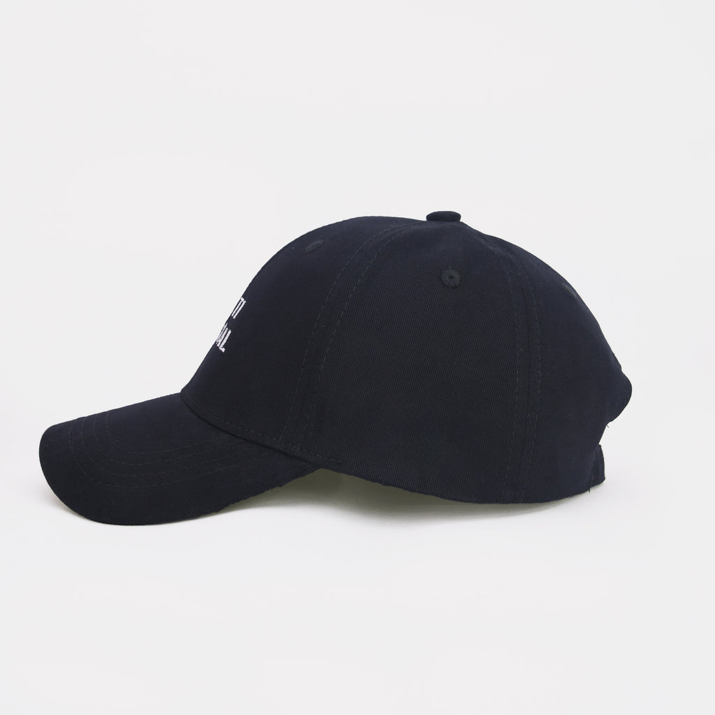 Anti Social Black Cap - Cotton Twill