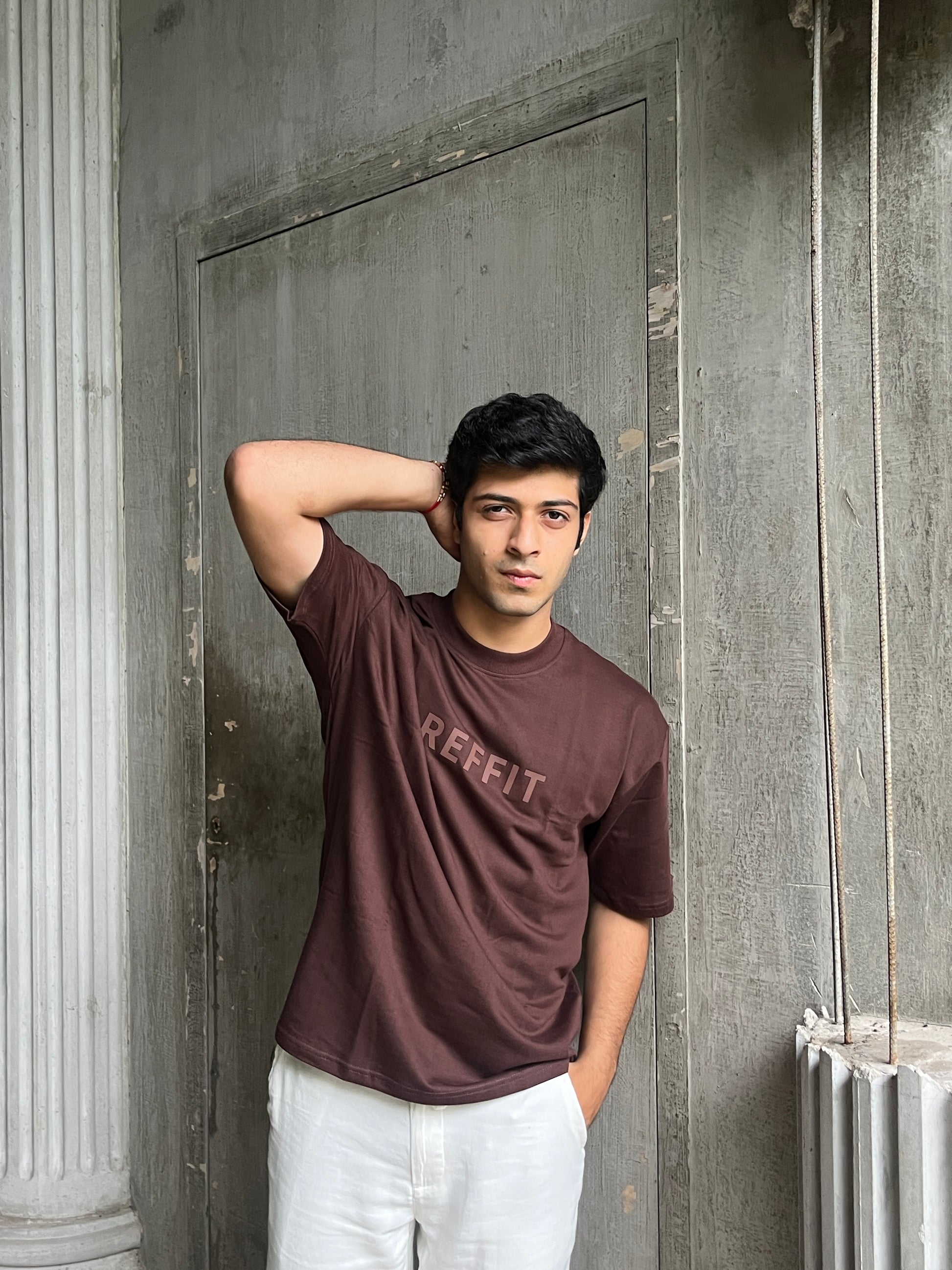 Core Badge Tee - Brown [Unisex]